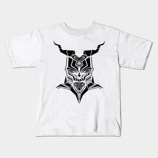 Tribal Demon Face Kids T-Shirt